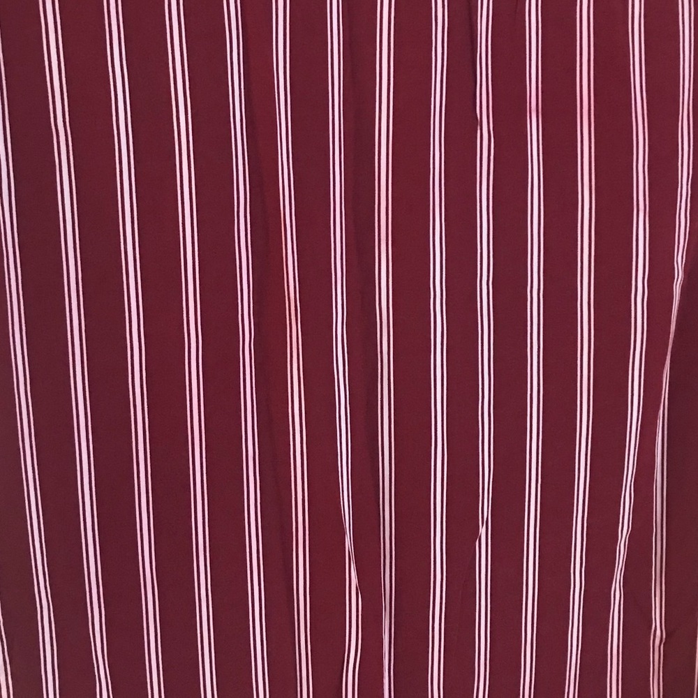 Abercrombie & Fitch | Size Small, Red with pinstripe pattern